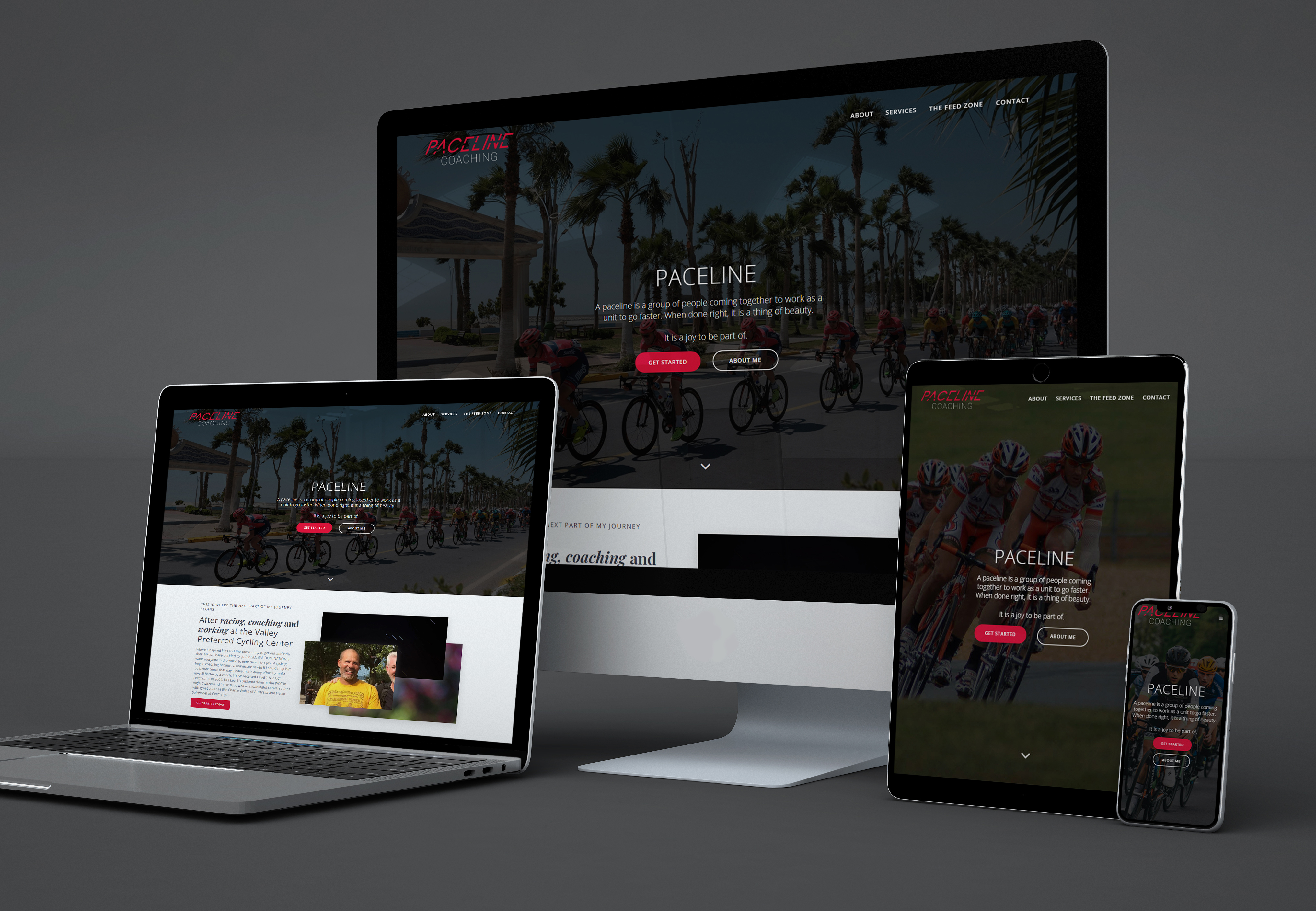 Paceline Coaching Web Design