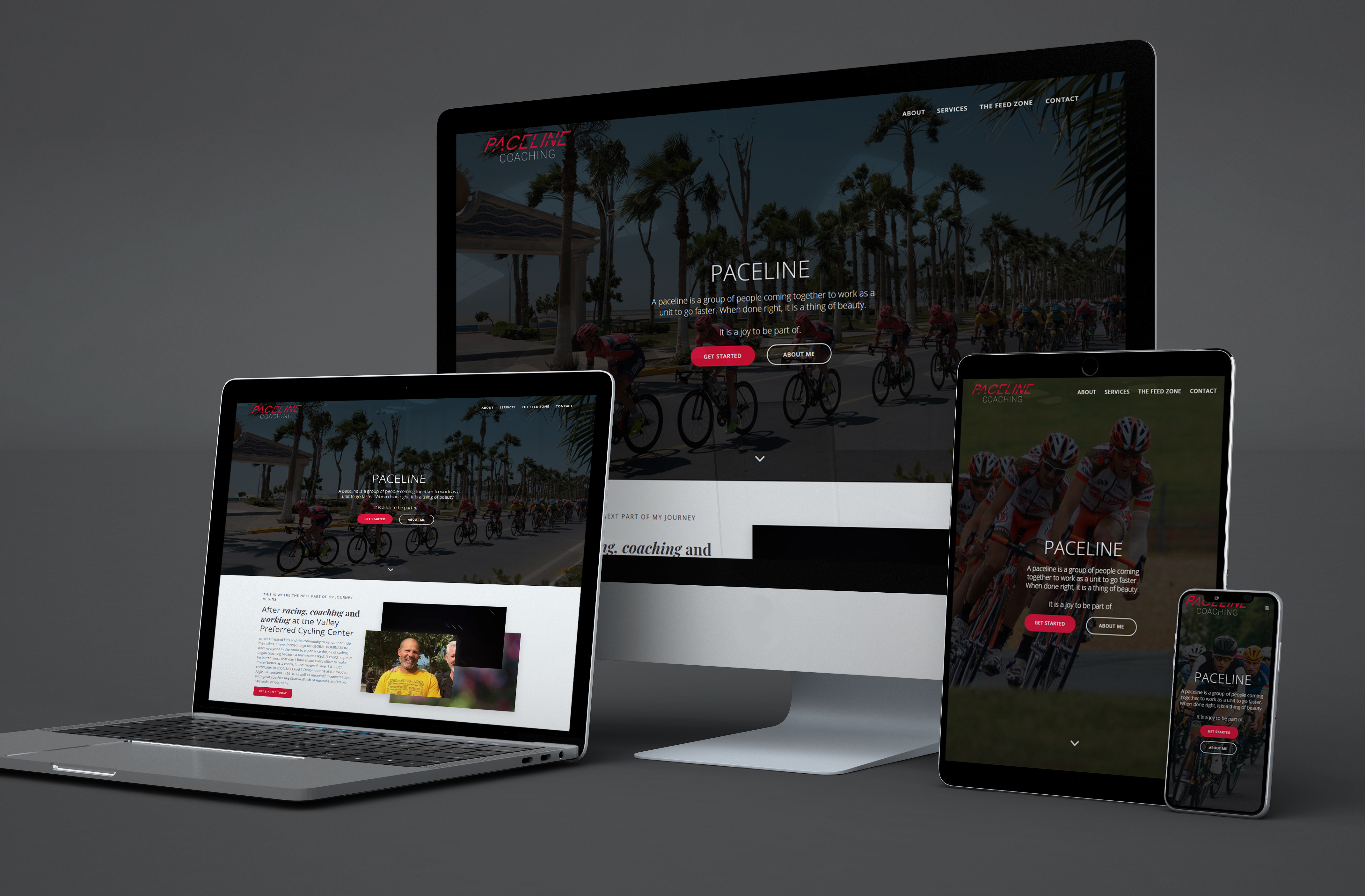 Paceline Coaching Web Design