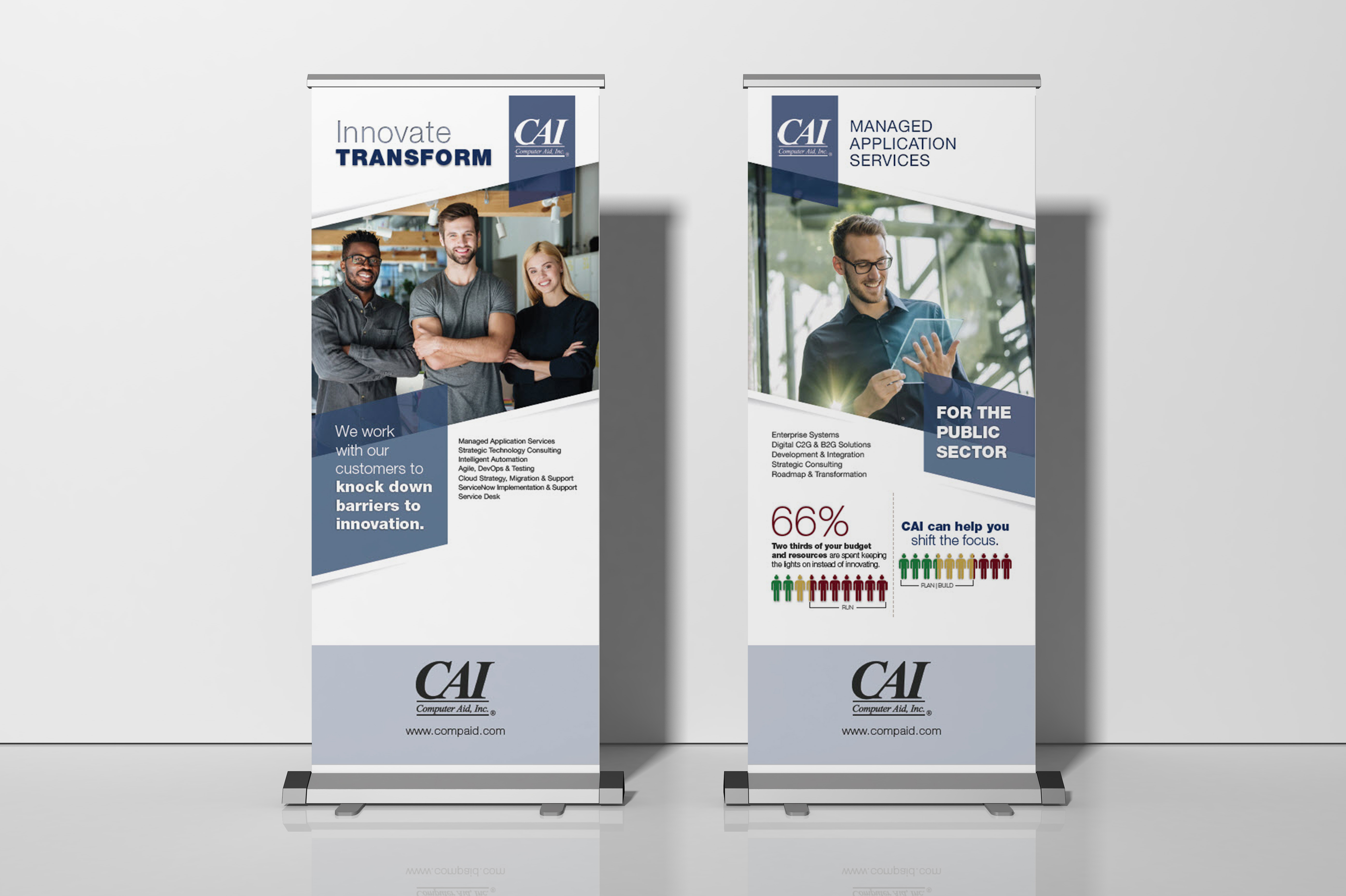 Pull up banners for Chicago event