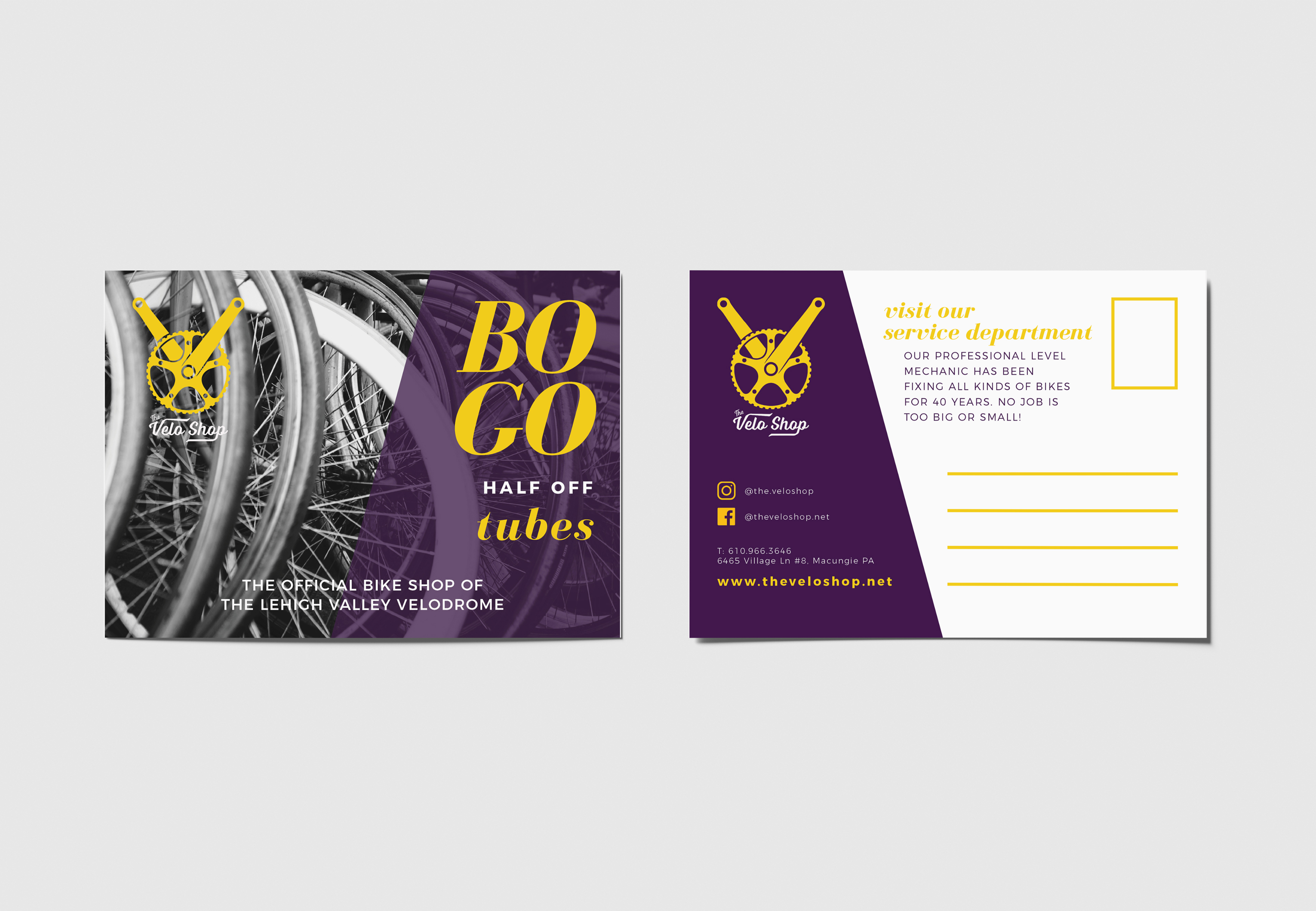 Postcard for the Velo Shop